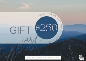 50 DAYS Gift Card